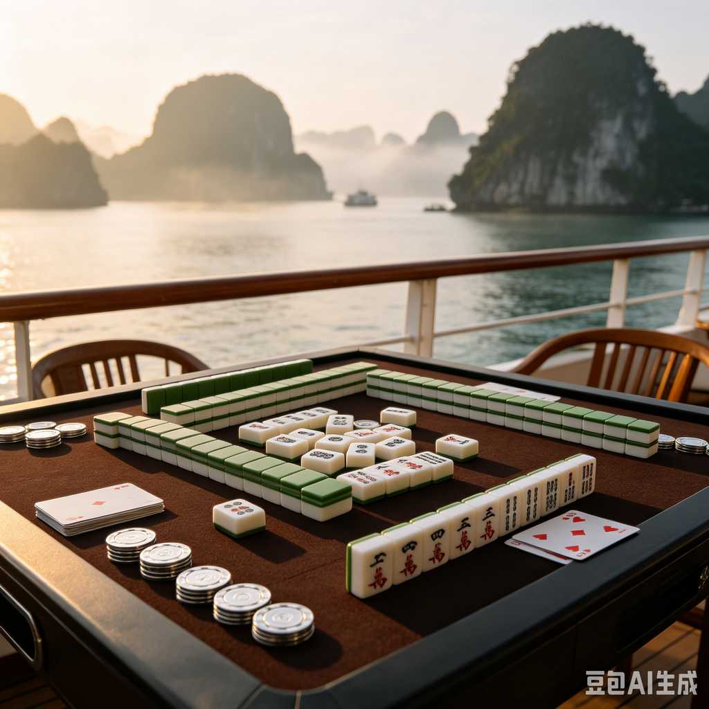 hand painted mahjong tiles