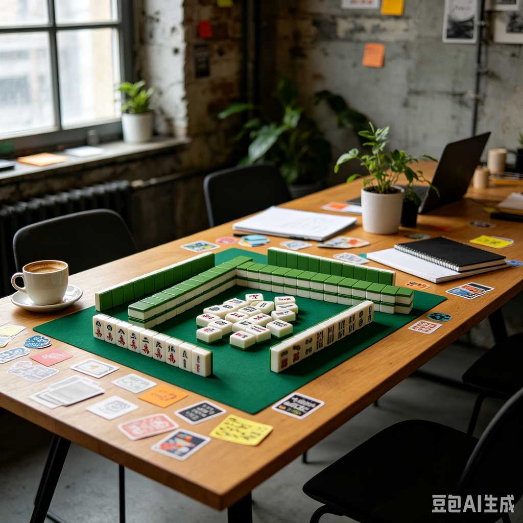 bright print mahjong tiles